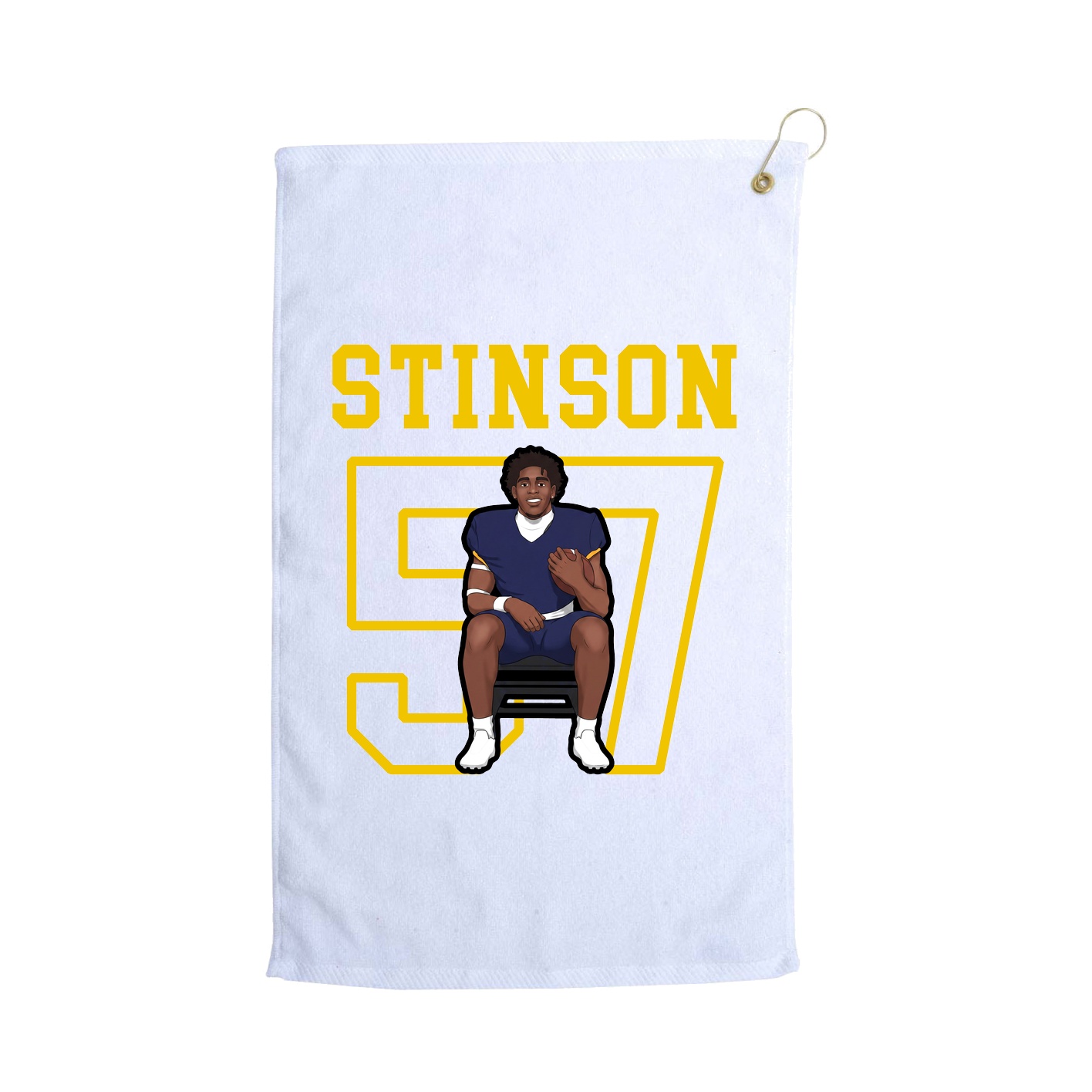 Golf Towel — Shirsey in White