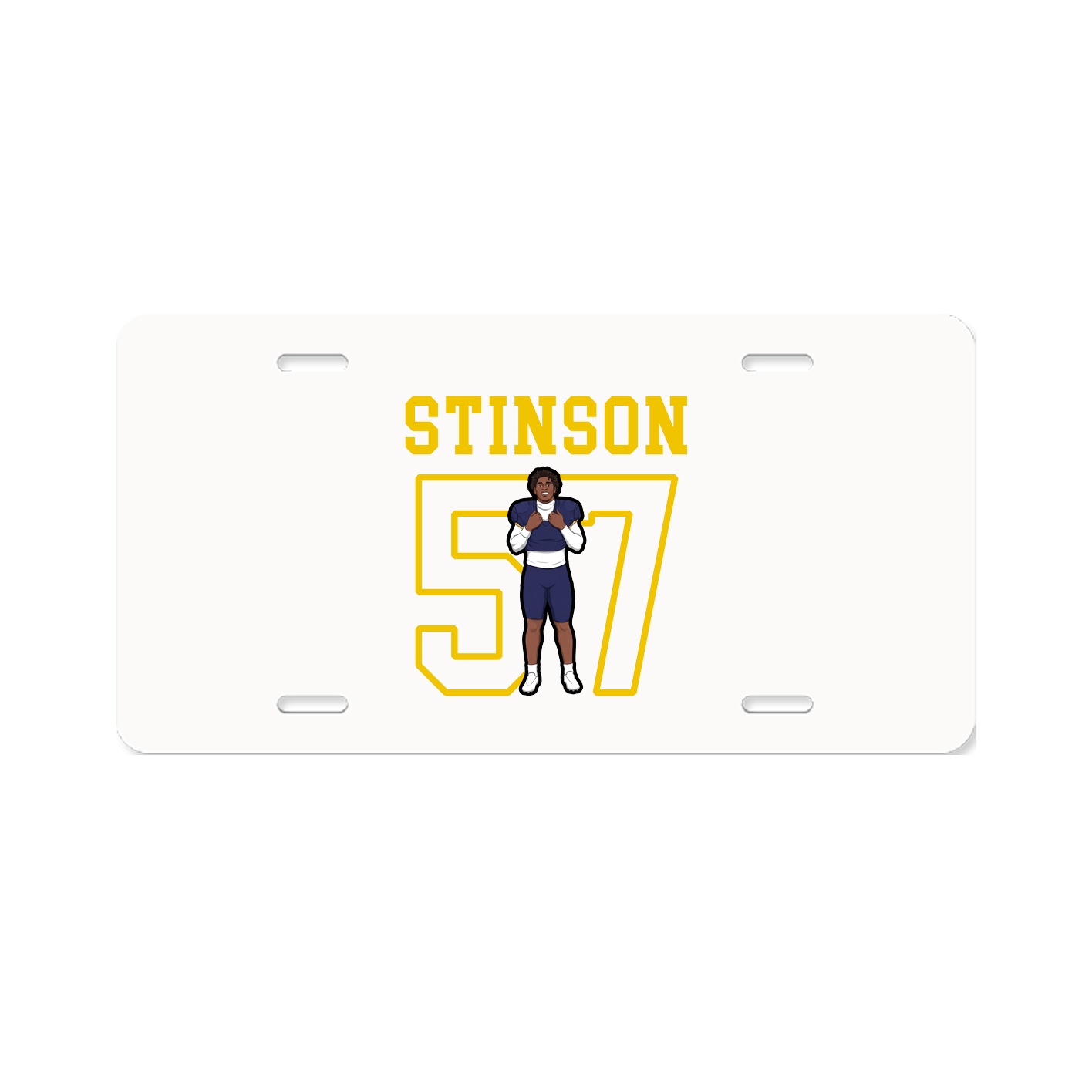 License Plate — Shirsey in Classic