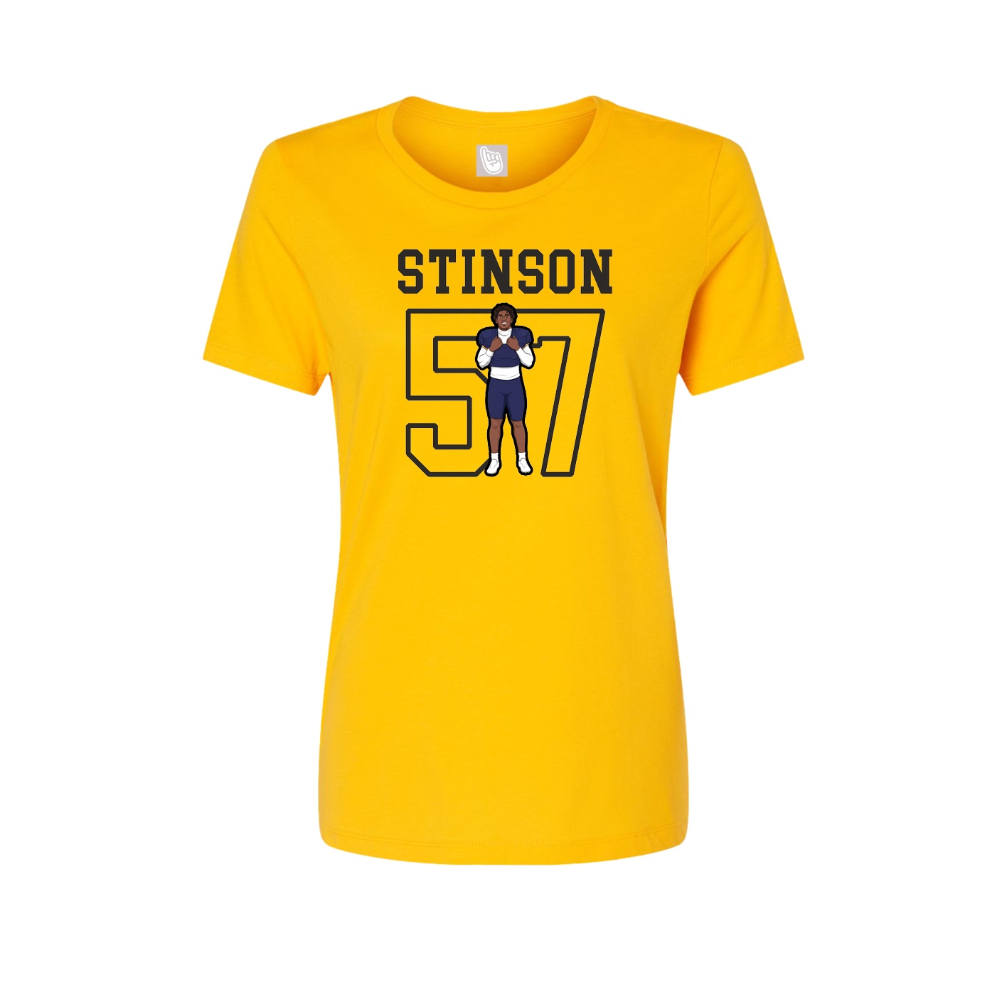 Fitted Women's Tee — Shirsey in Gold