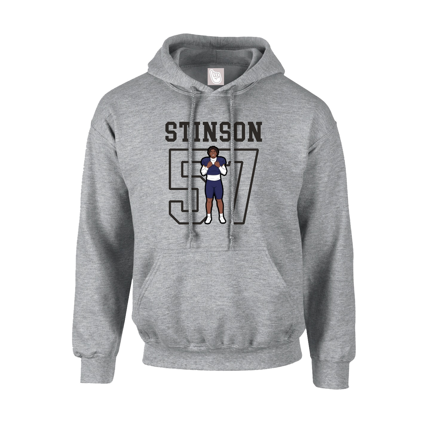 Hoodie — Shirsey in Grey