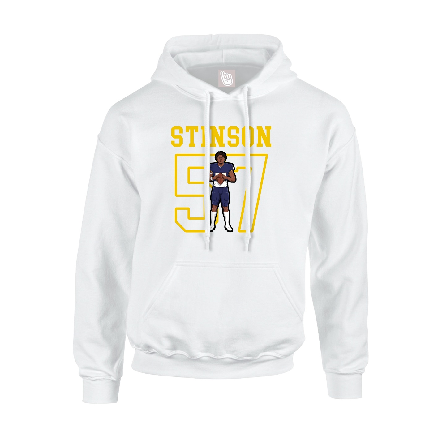 Youth Hoodie — Shirsey in White