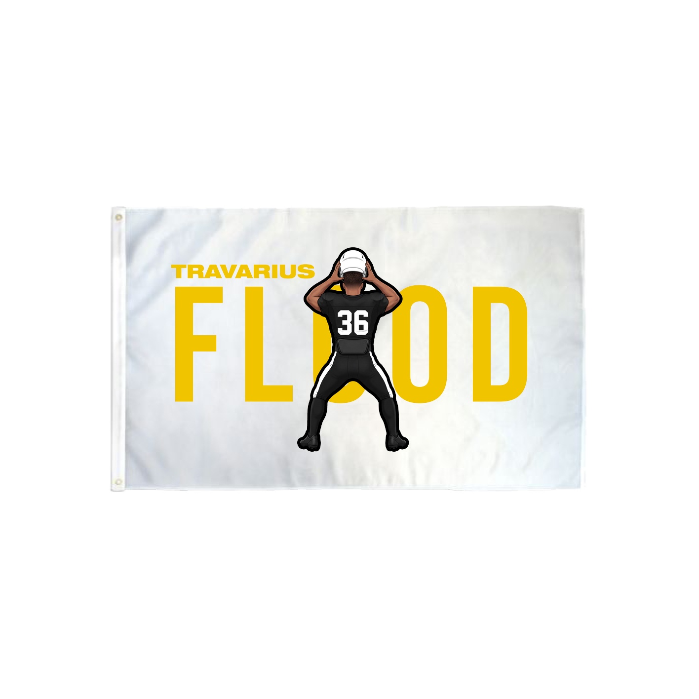 3x5 Flag — Player Name in Classic