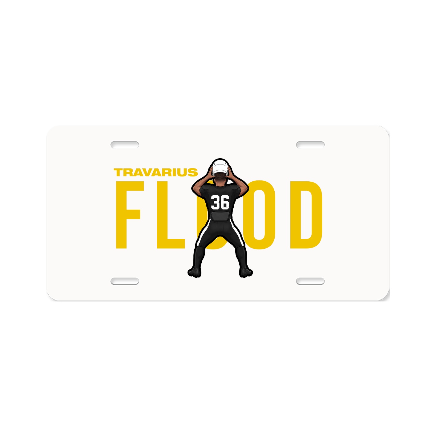 License Plate — Player Name in Classic