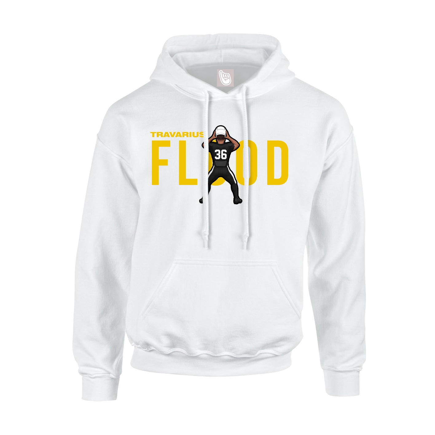 Hoodie — Player Name in White