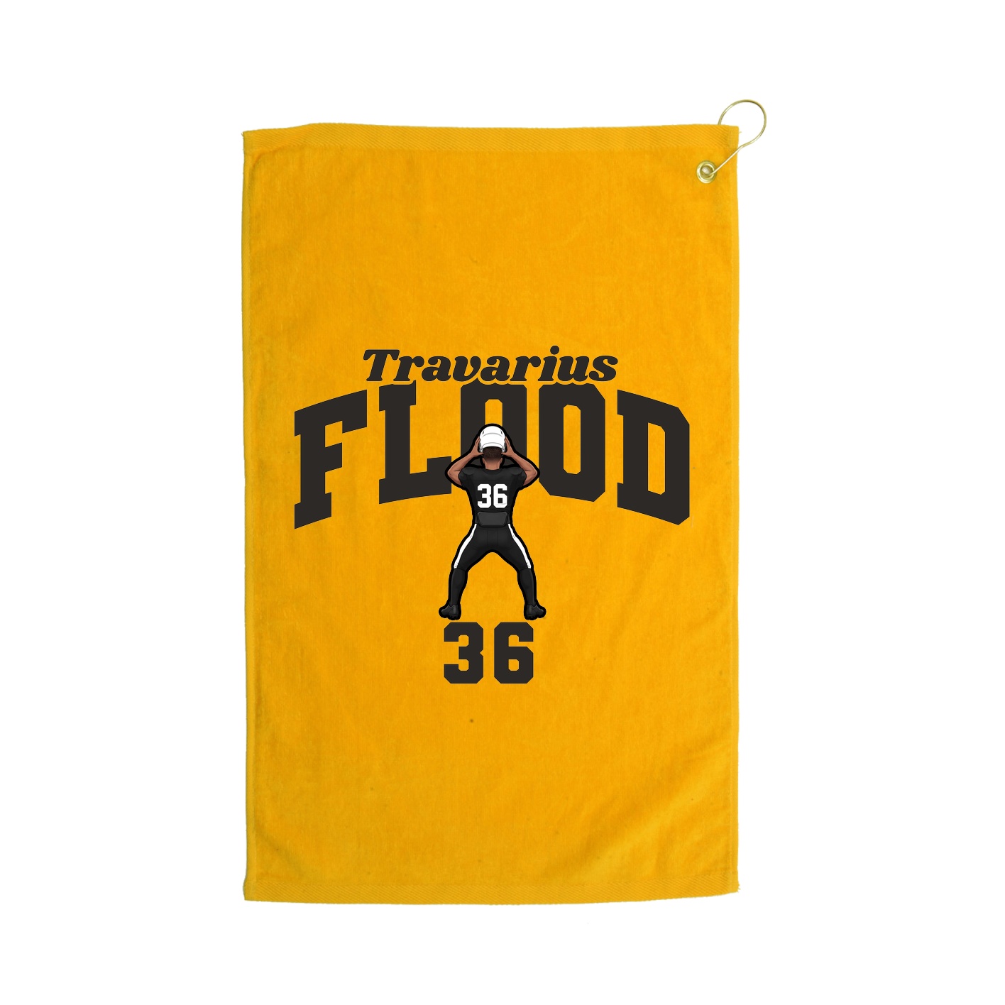 Golf Towel — Signature Arch in Gold