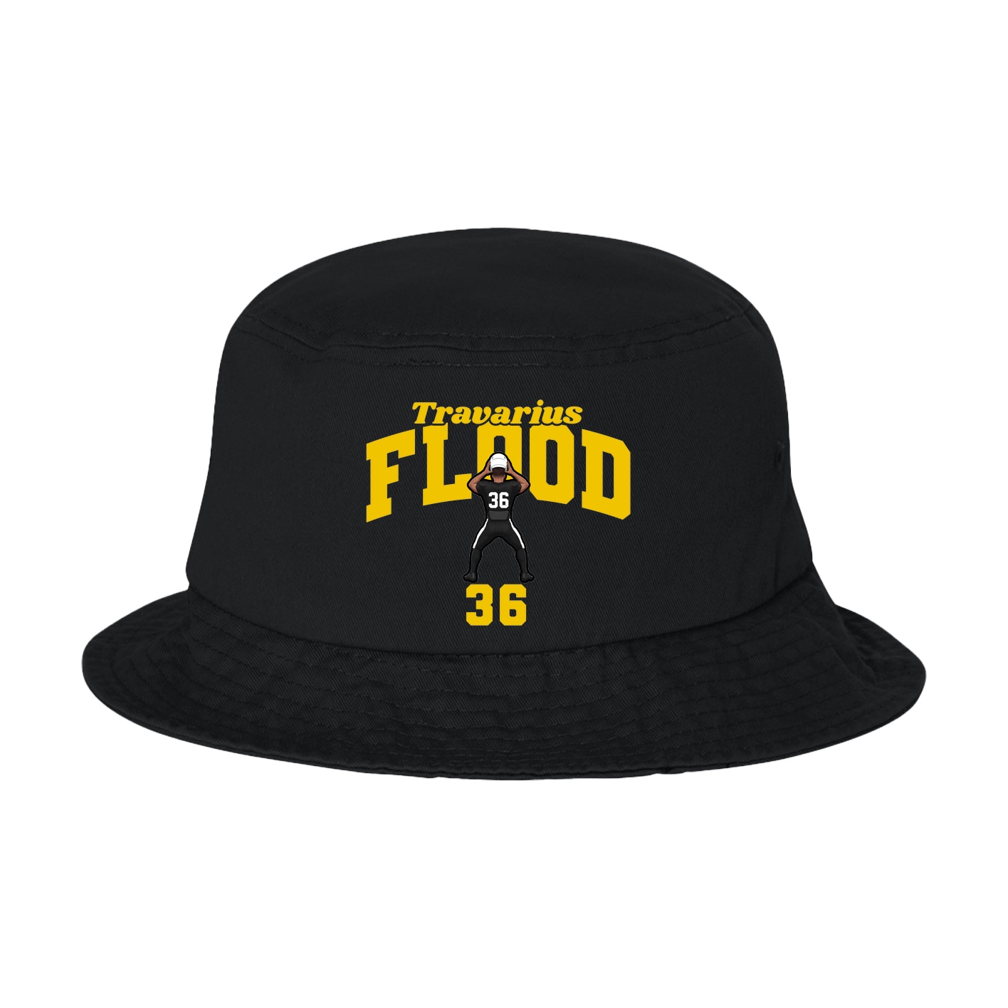 Bucket Cap — Signature Arch in Black