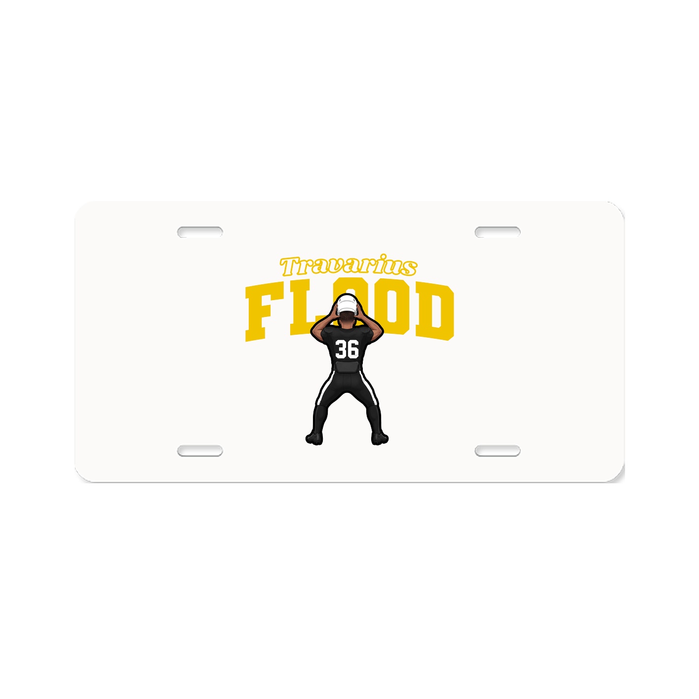 License Plate — Name Arch in Classic