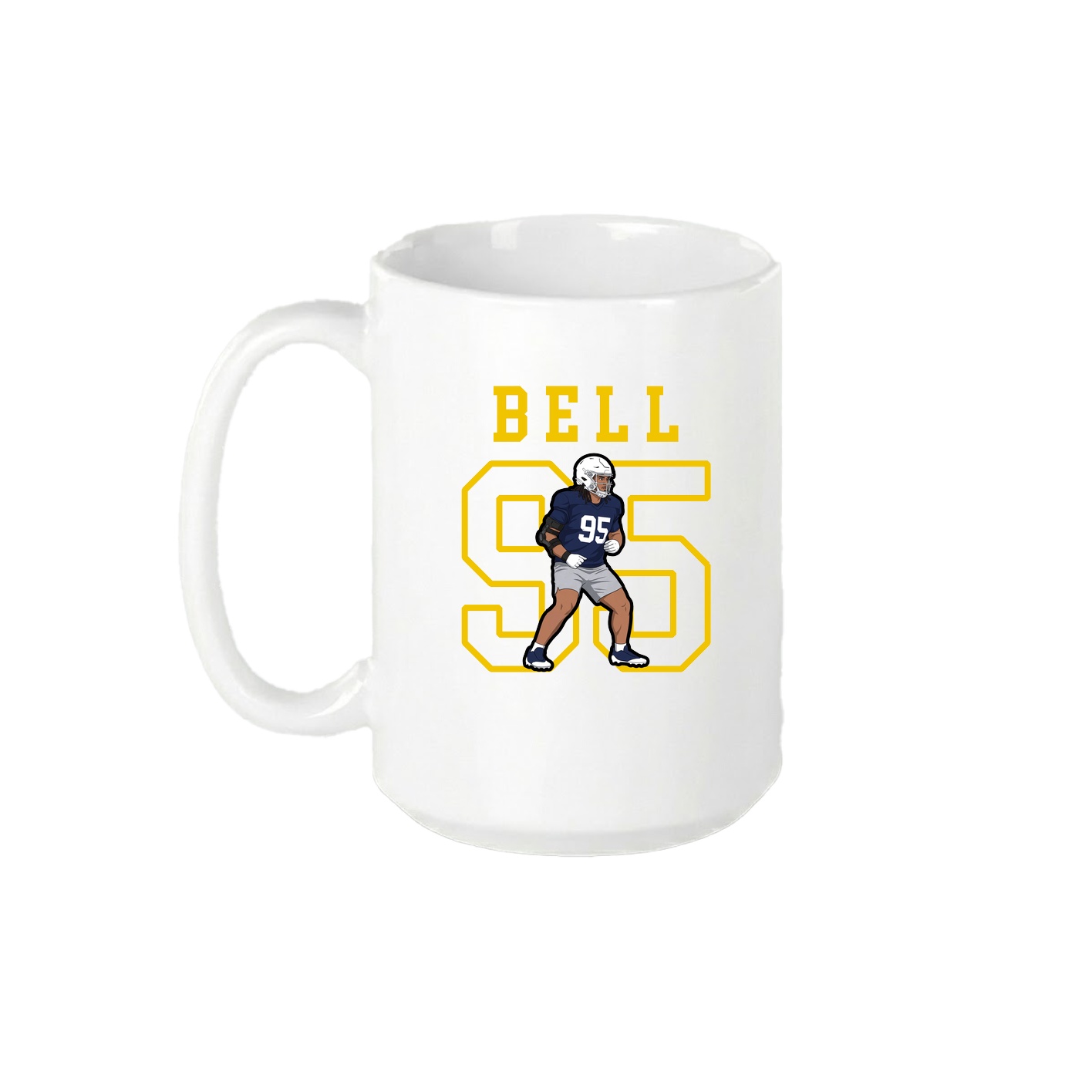 15oz Coffee Mug — Shirsey in White