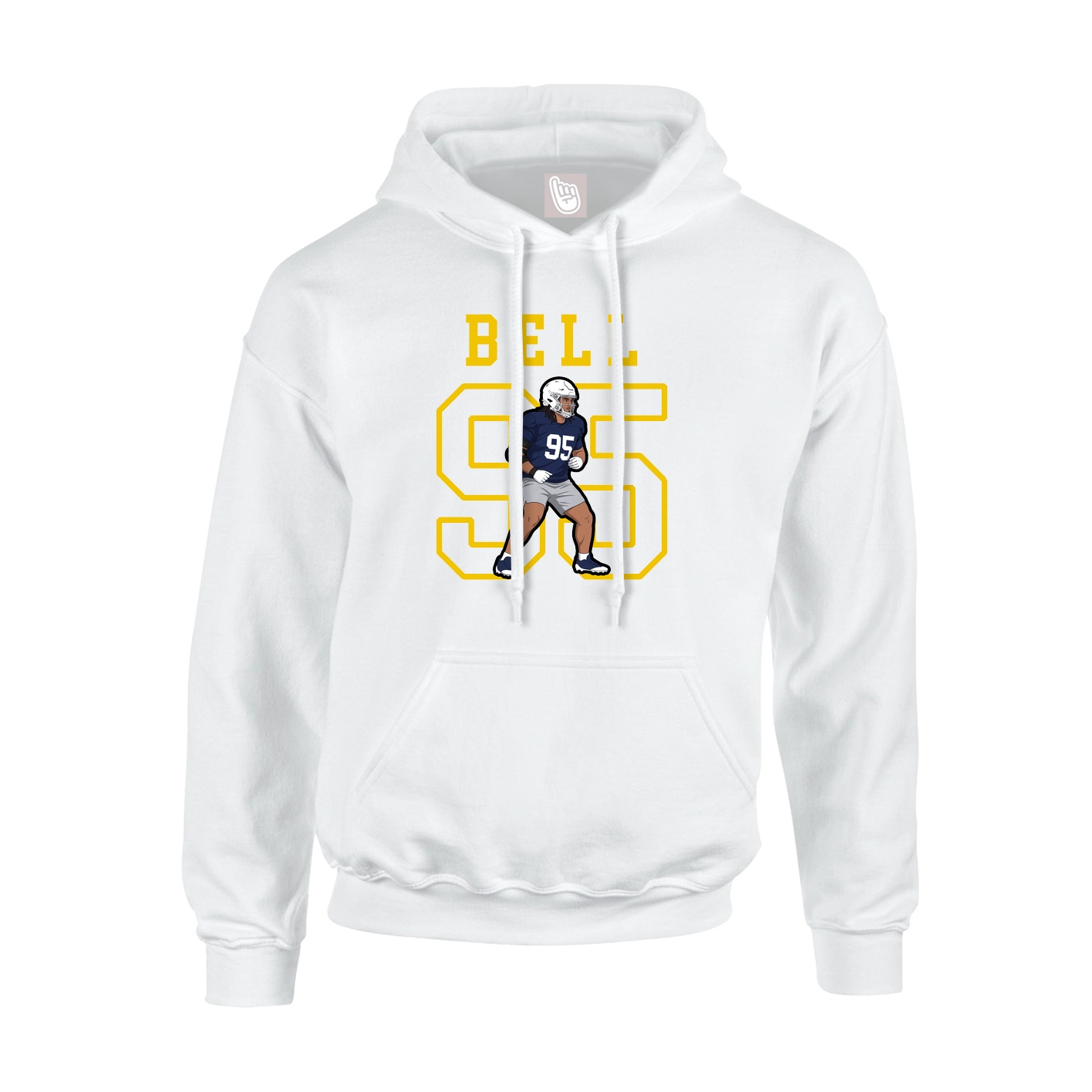 Hoodie — Shirsey in White