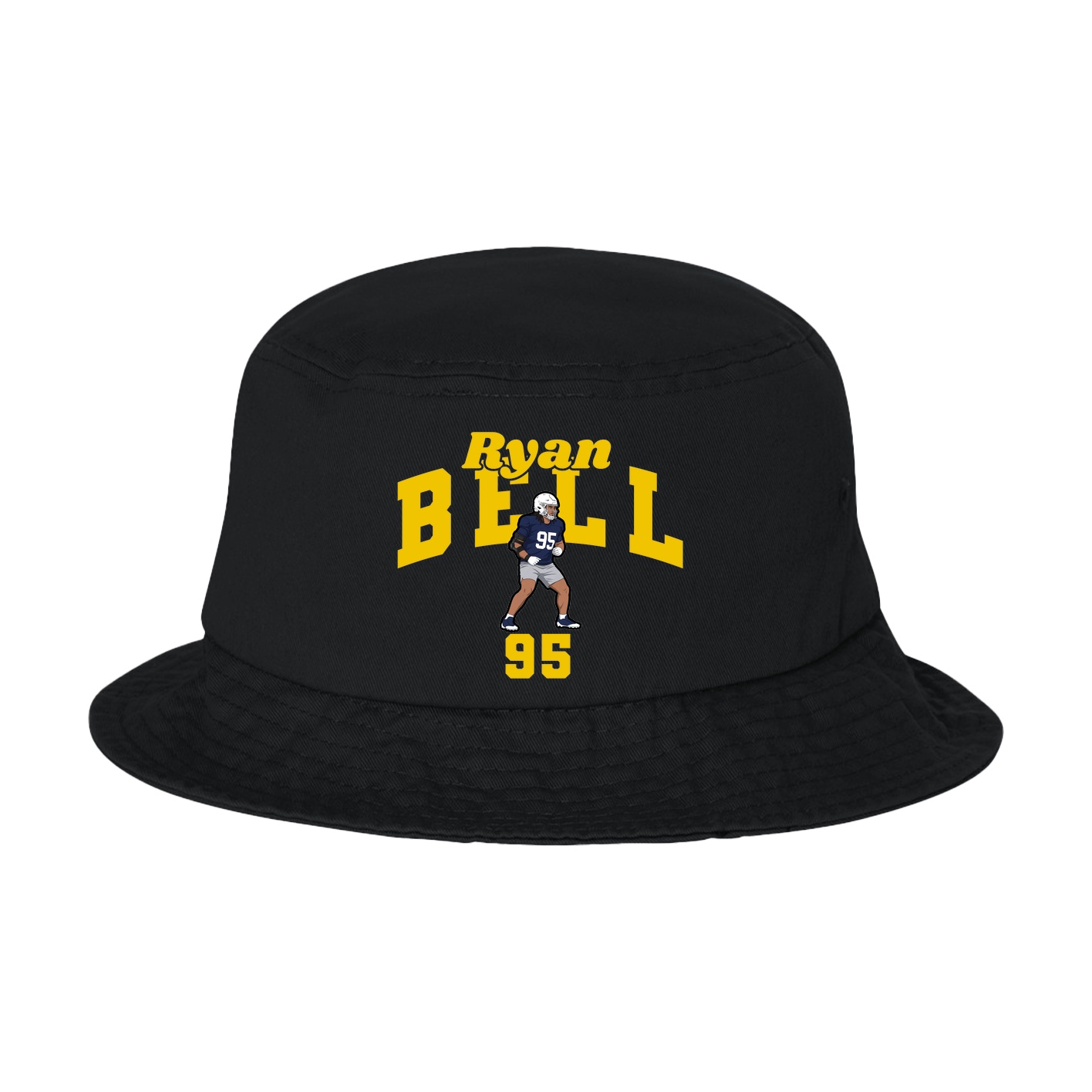 Bucket Cap — Signature Arch in Black
