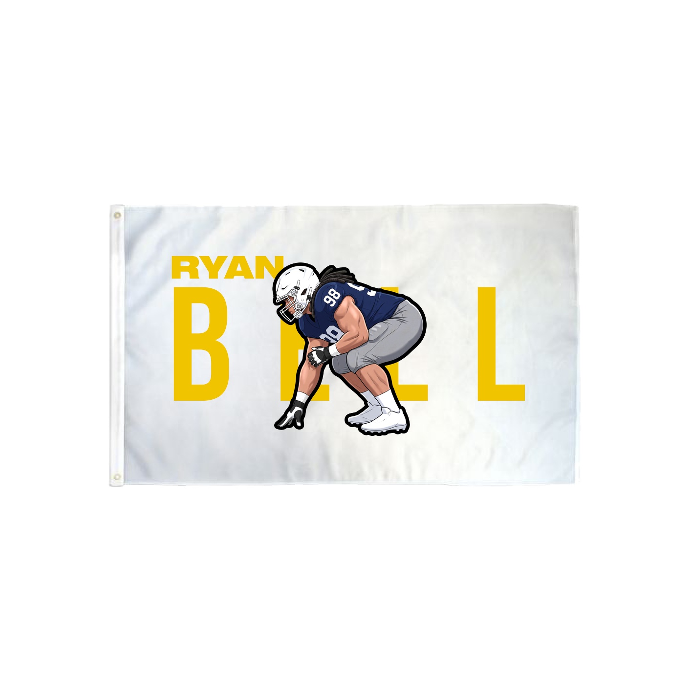 3x5 Flag — Player Name in Classic