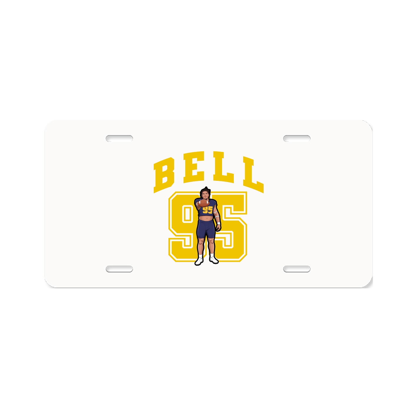 License Plate — Number in Classic