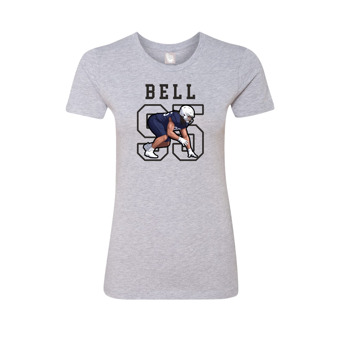 Fitted Women's Tee — Shirsey in Grey