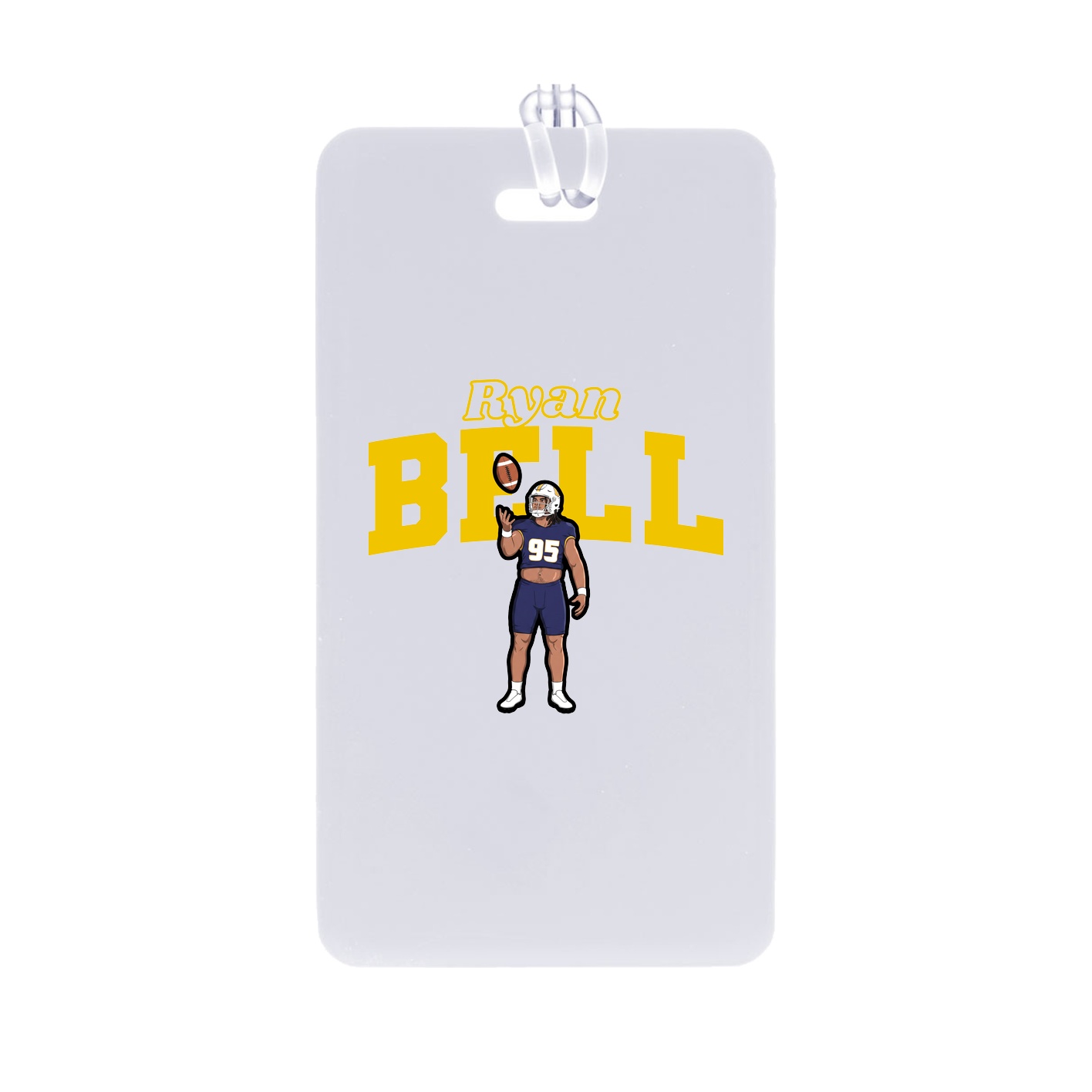 Bag Tag — Name Arch in Classic