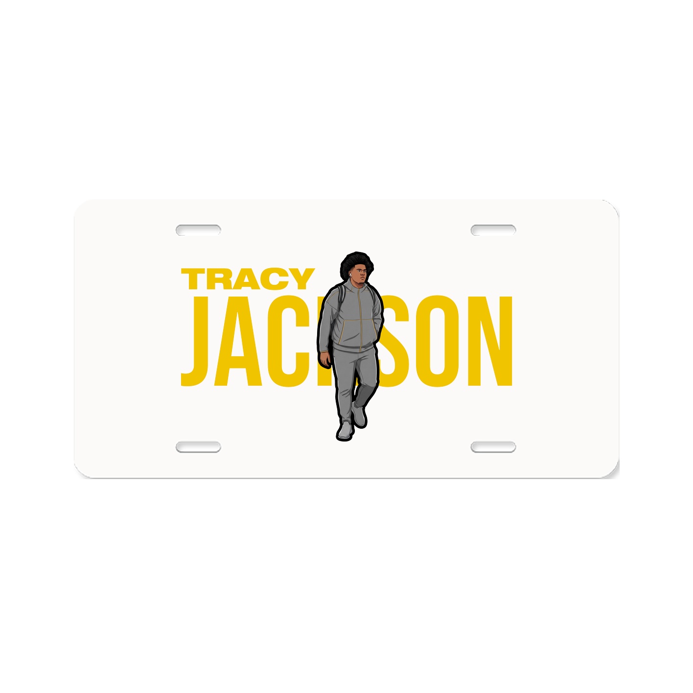 License Plate — Player Name in Classic