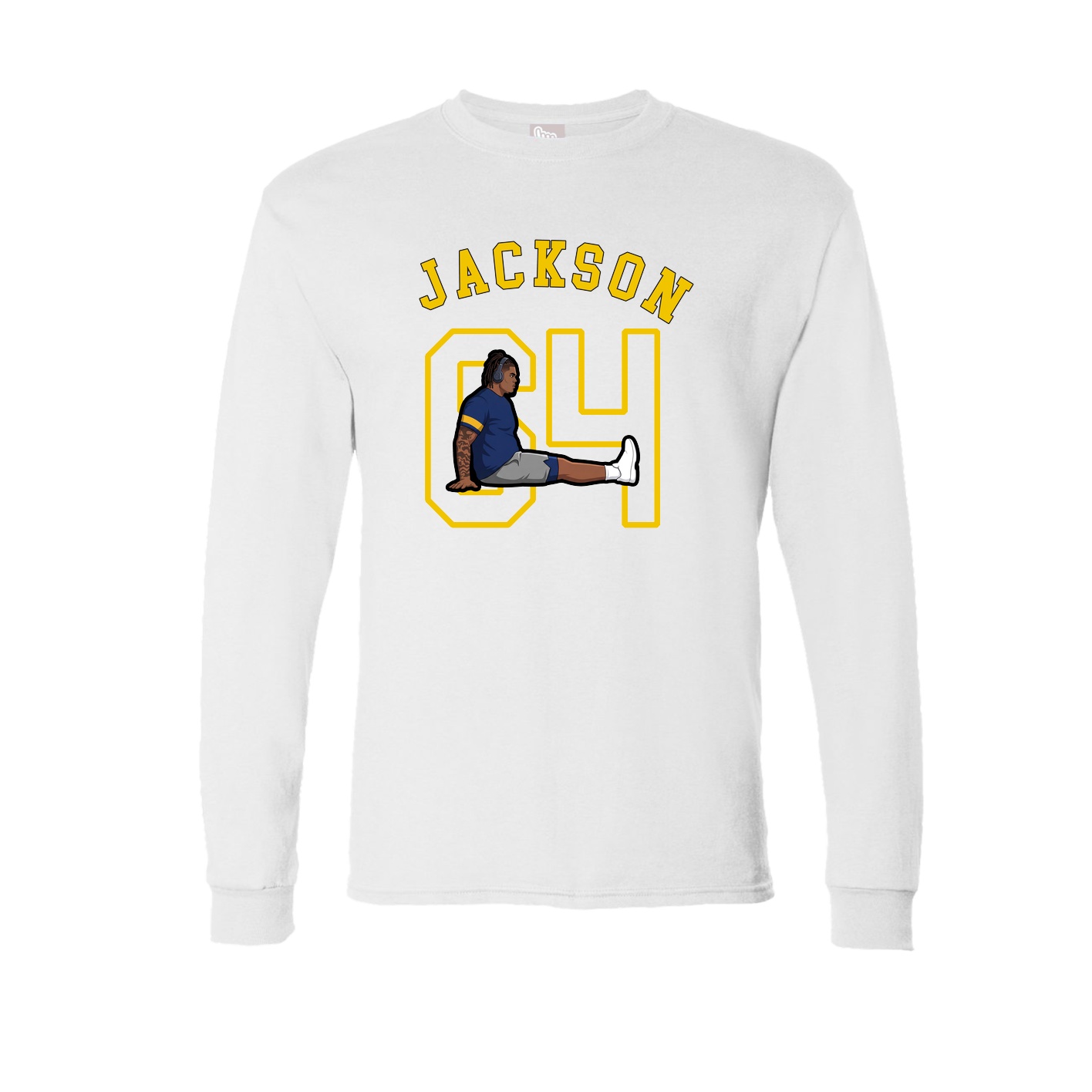 Long Sleeve Tee — Shirsey Arch in White