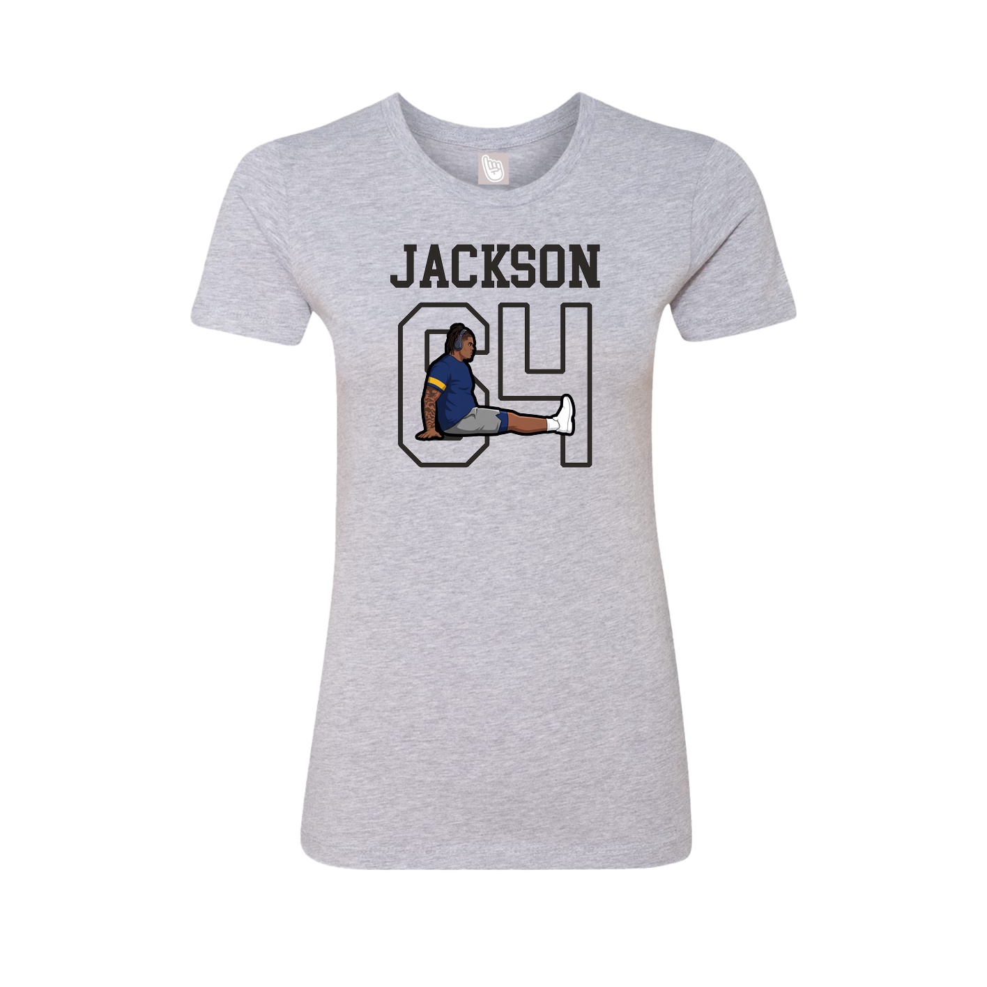 Fitted Women's Tee — Shirsey in Grey