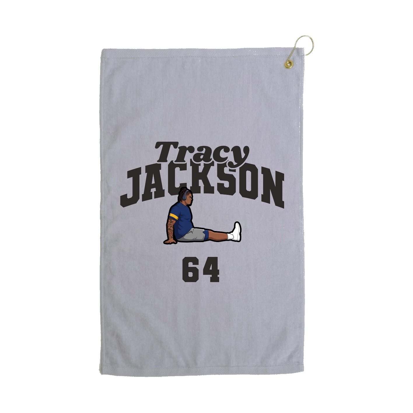 Golf Towel — Signature Arch in Grey