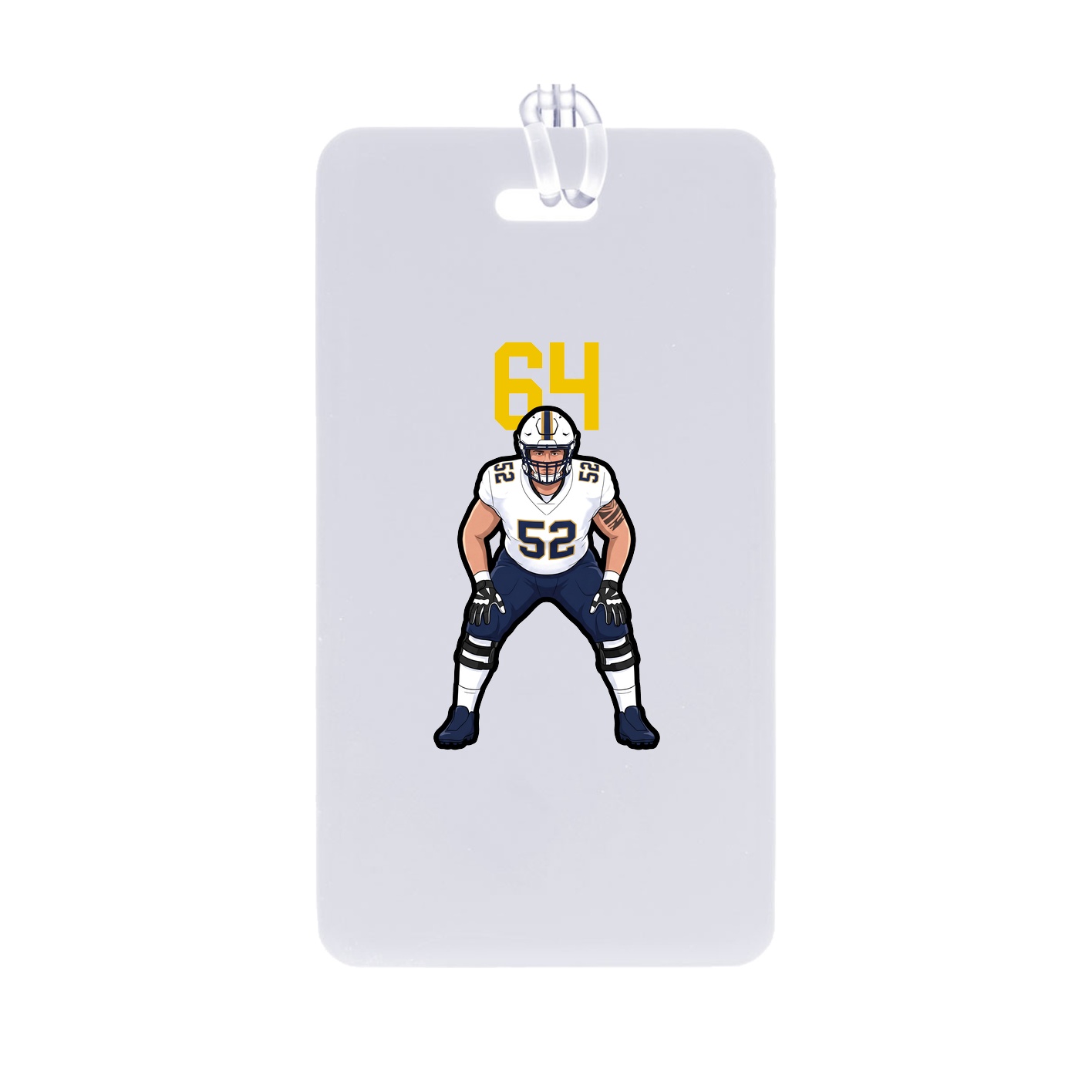 Bag Tag — Number Top in Classic