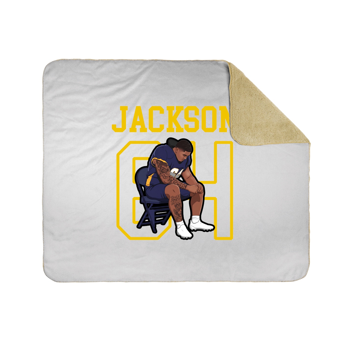 Throw Blanket — Shirsey in White