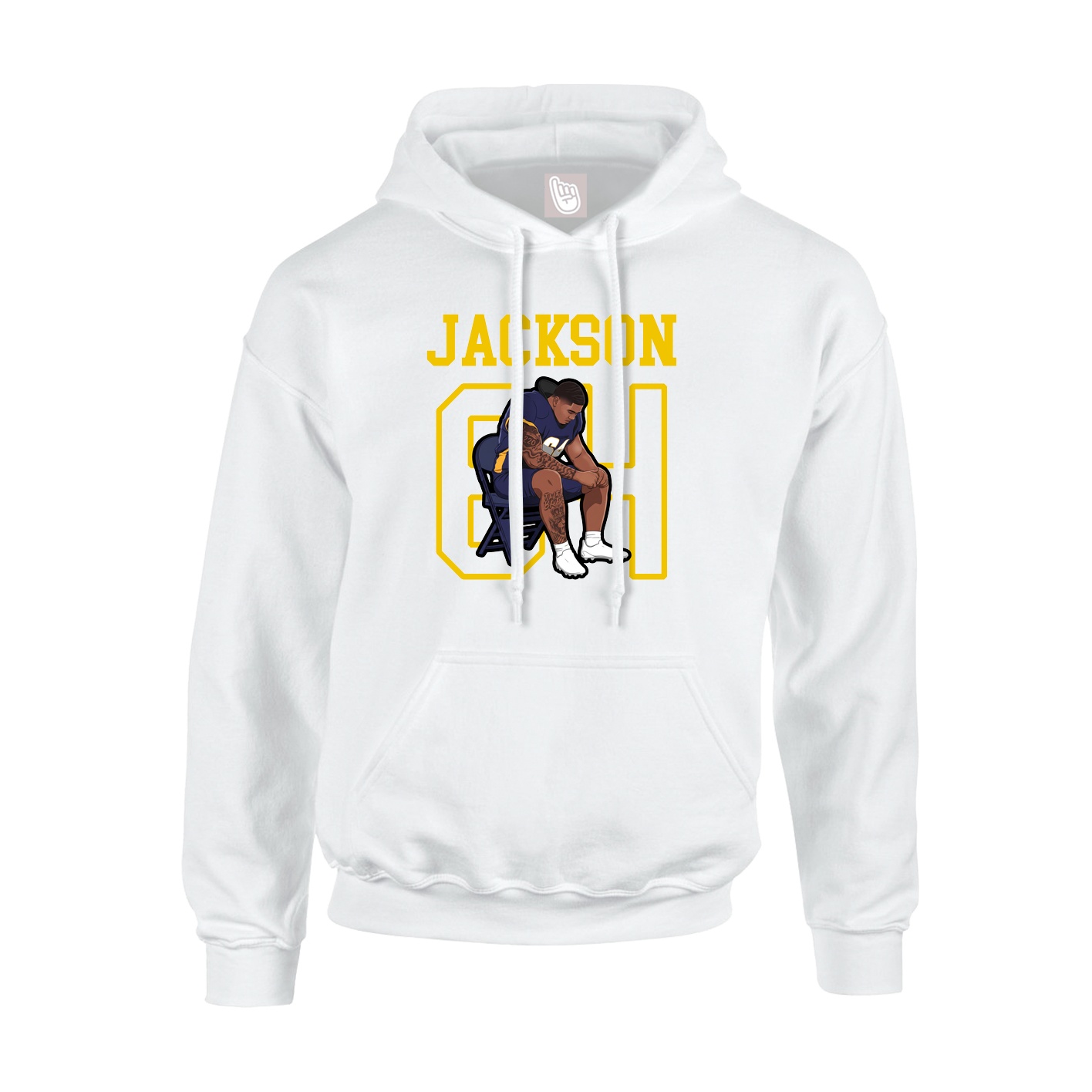 Hoodie — Shirsey in White