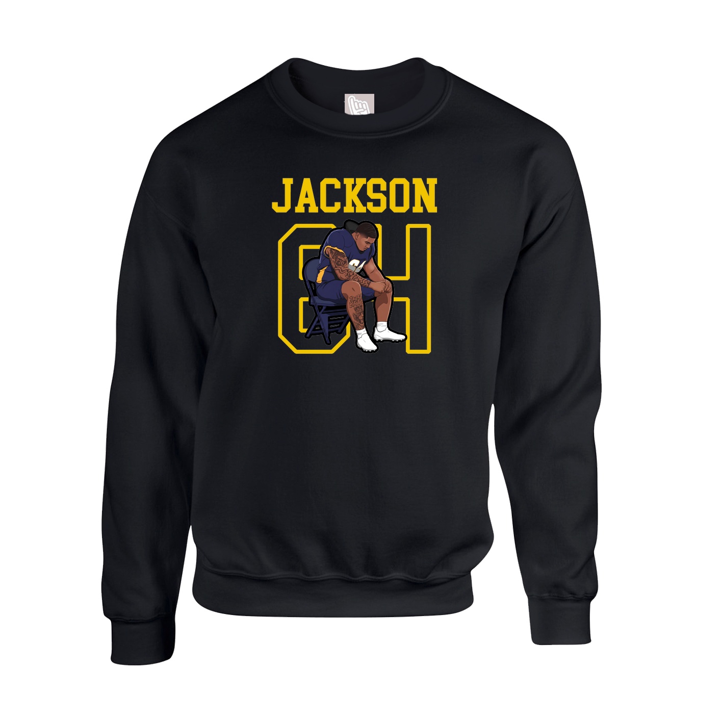 Fleece Crew — Shirsey in Black