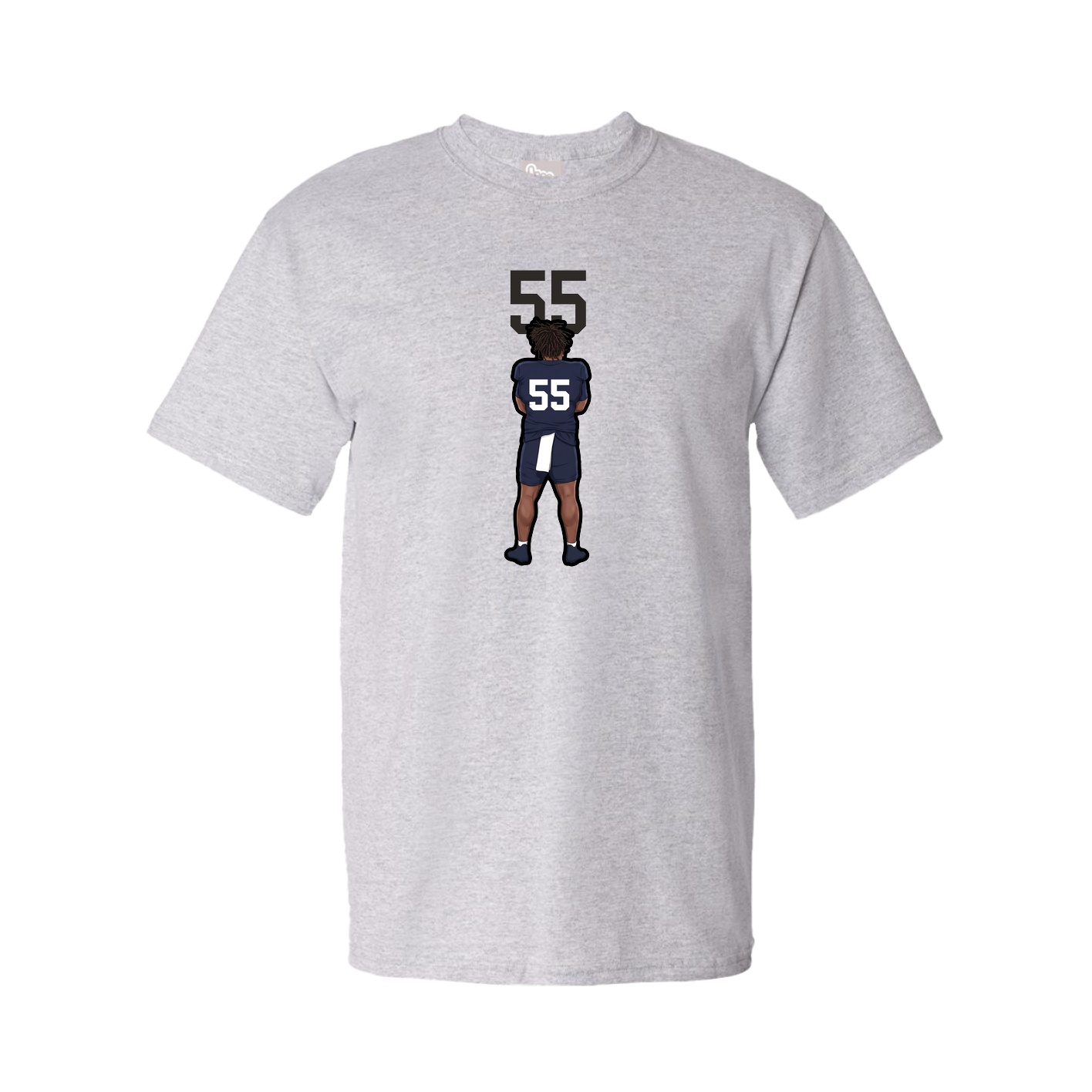 Tee — Number Top in Grey