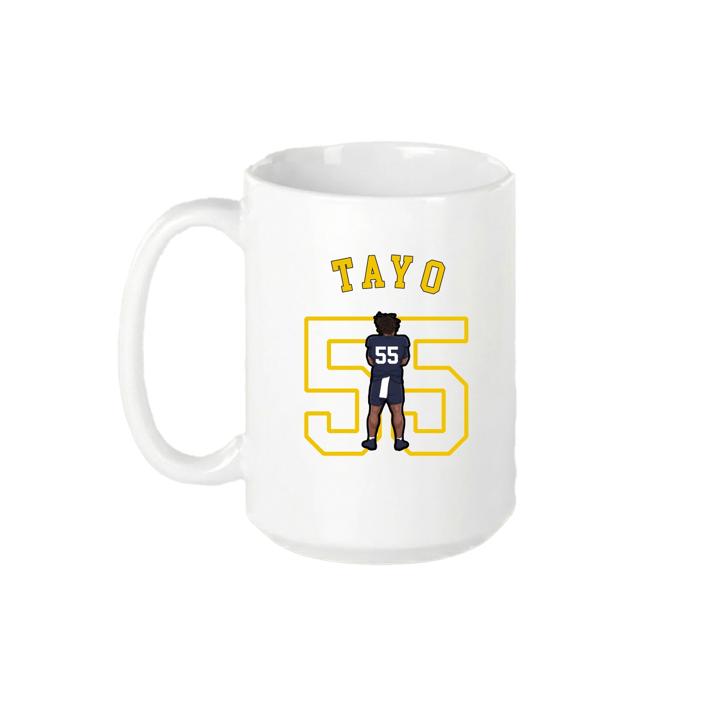 15oz Coffee Mug — Shirsey Arch in White