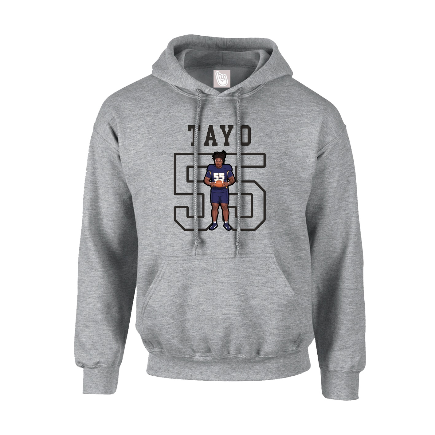 Hoodie — Shirsey in Grey