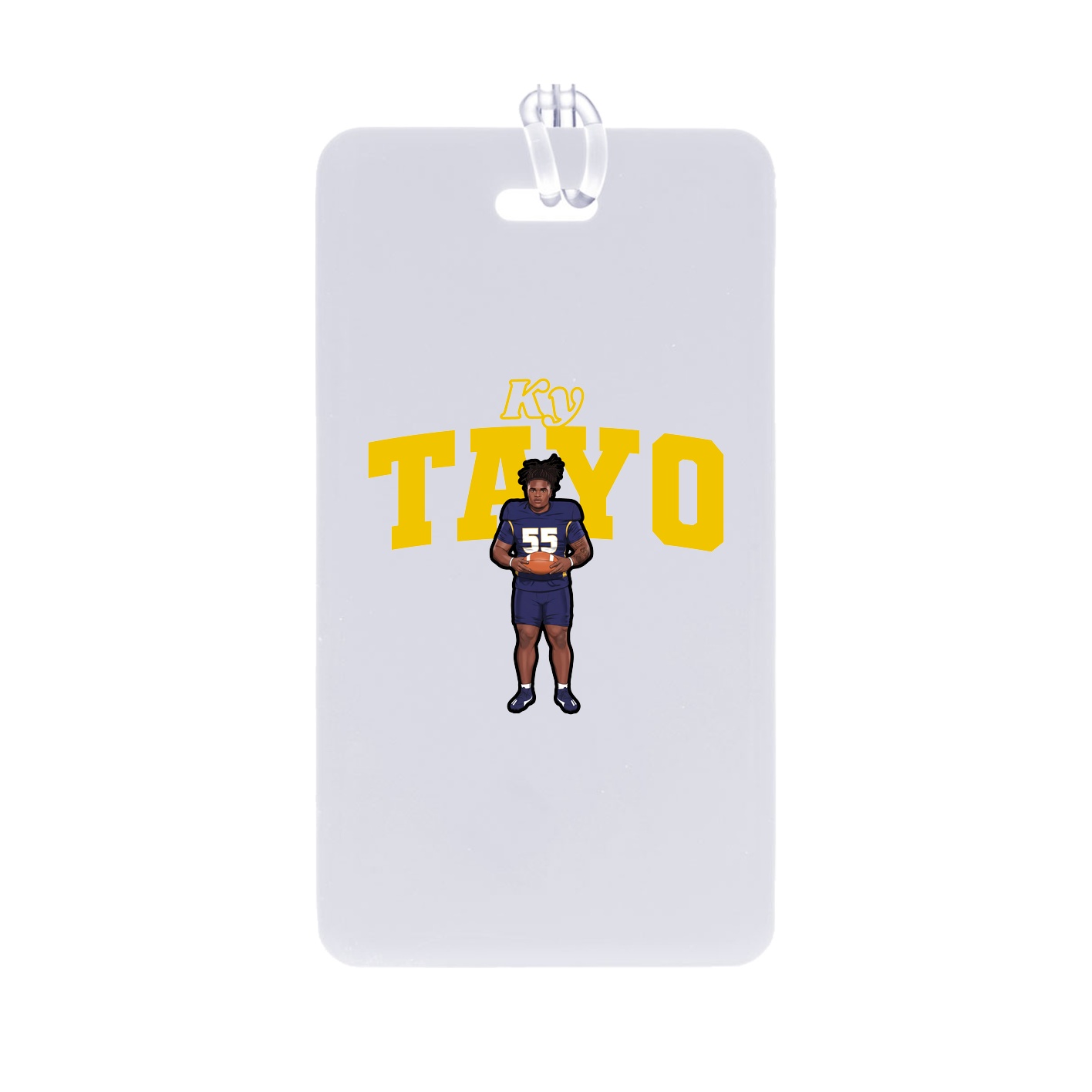 Bag Tag — Name Arch in Classic