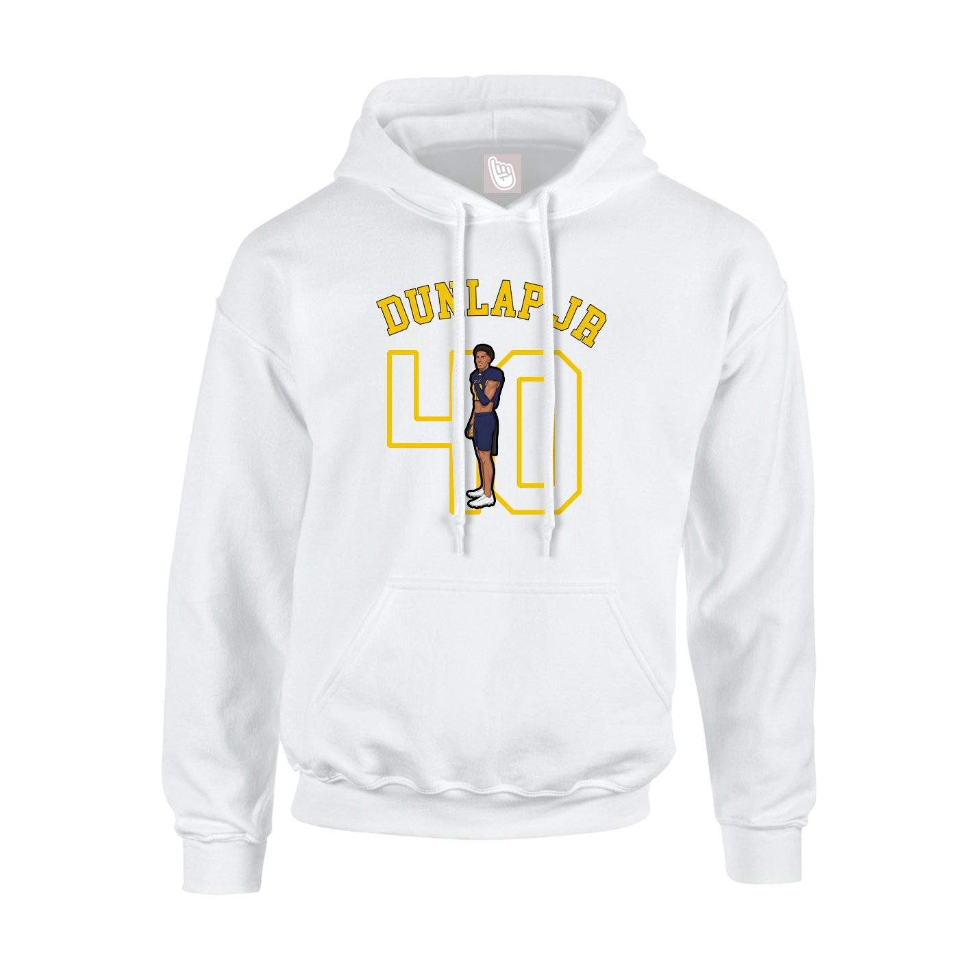 Hoodie — Shirsey Arch in White