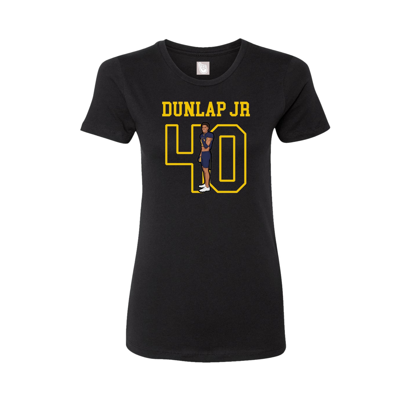 Fitted Women's Tee — Shirsey in Black