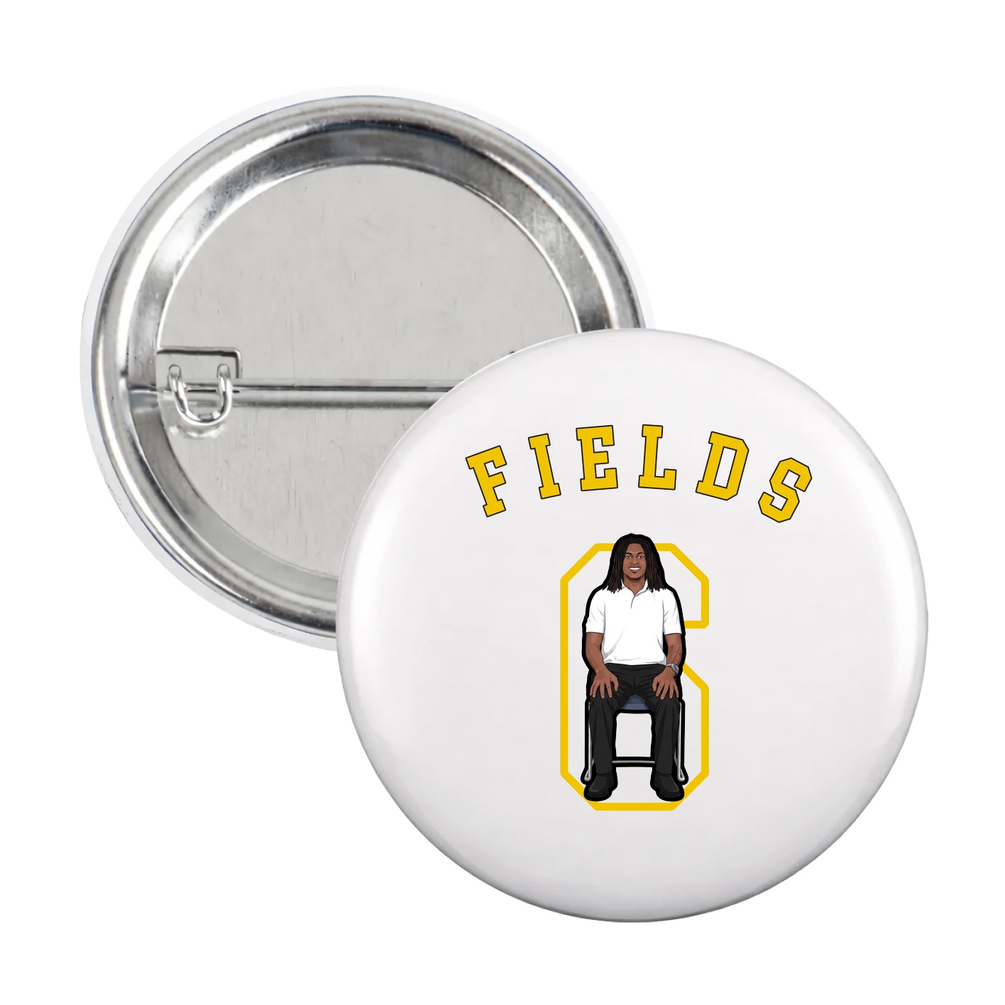 Game Day Button — Shirsey Arch in White