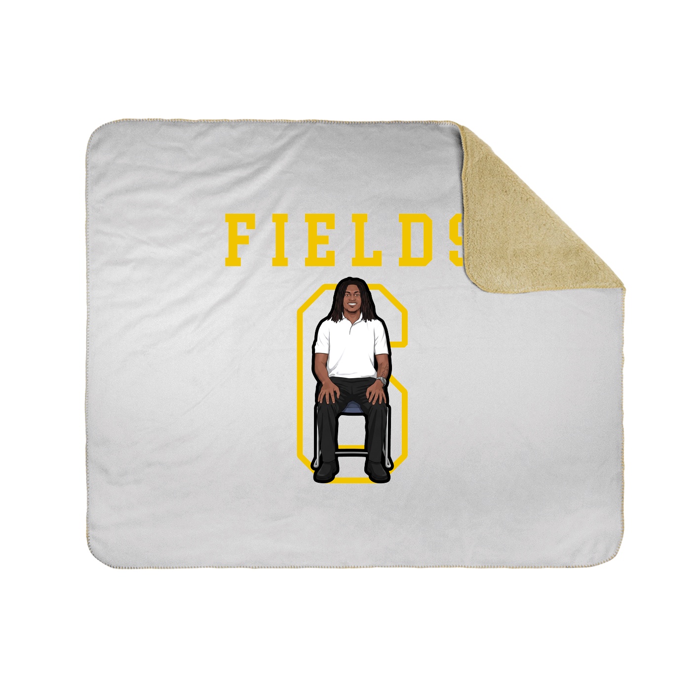 Throw Blanket — Shirsey in White