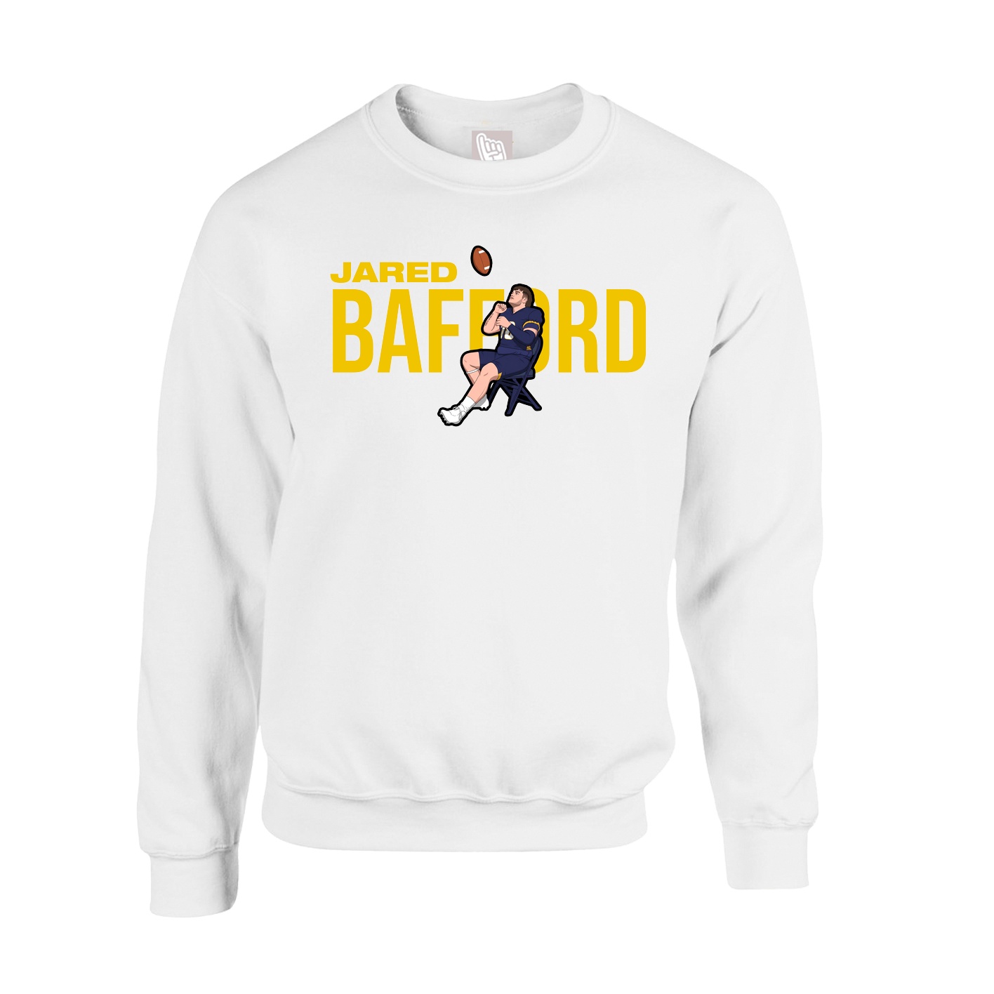 Fleece Crew — Player Name in White