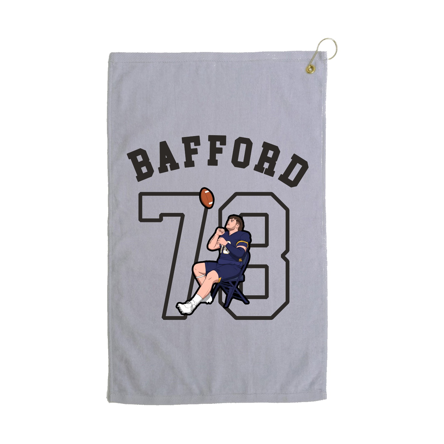 Golf Towel — Shirsey Arch in Grey