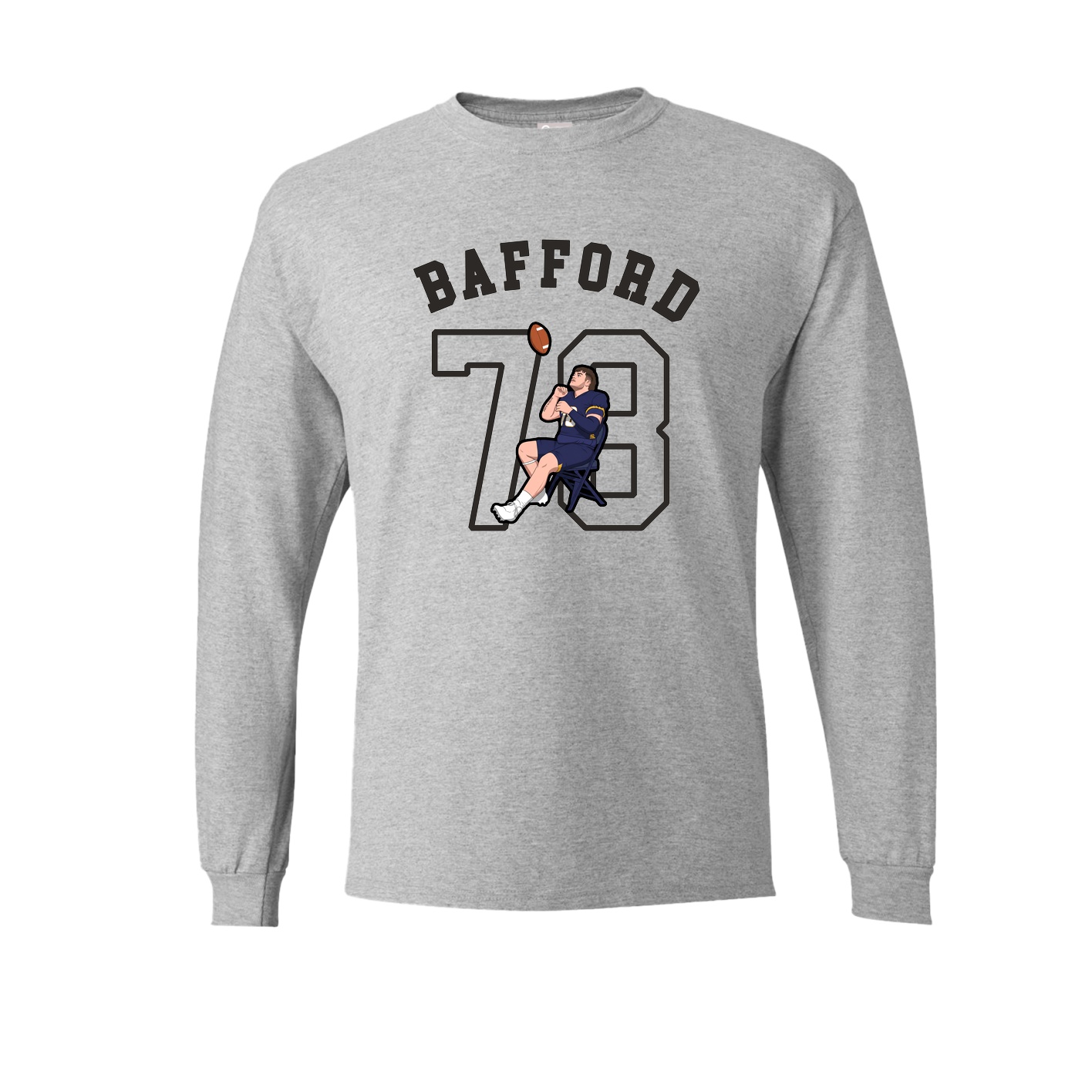 Long Sleeve Tee — Shirsey Arch in Grey