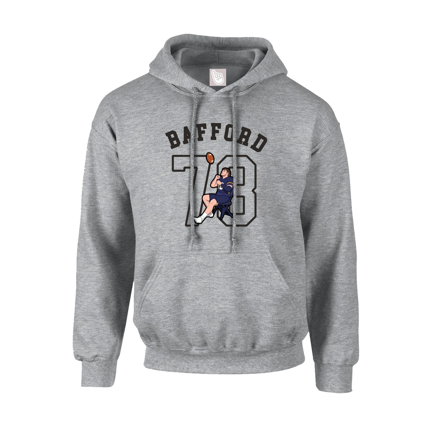 Youth Hoodie — Shirsey Arch in Grey