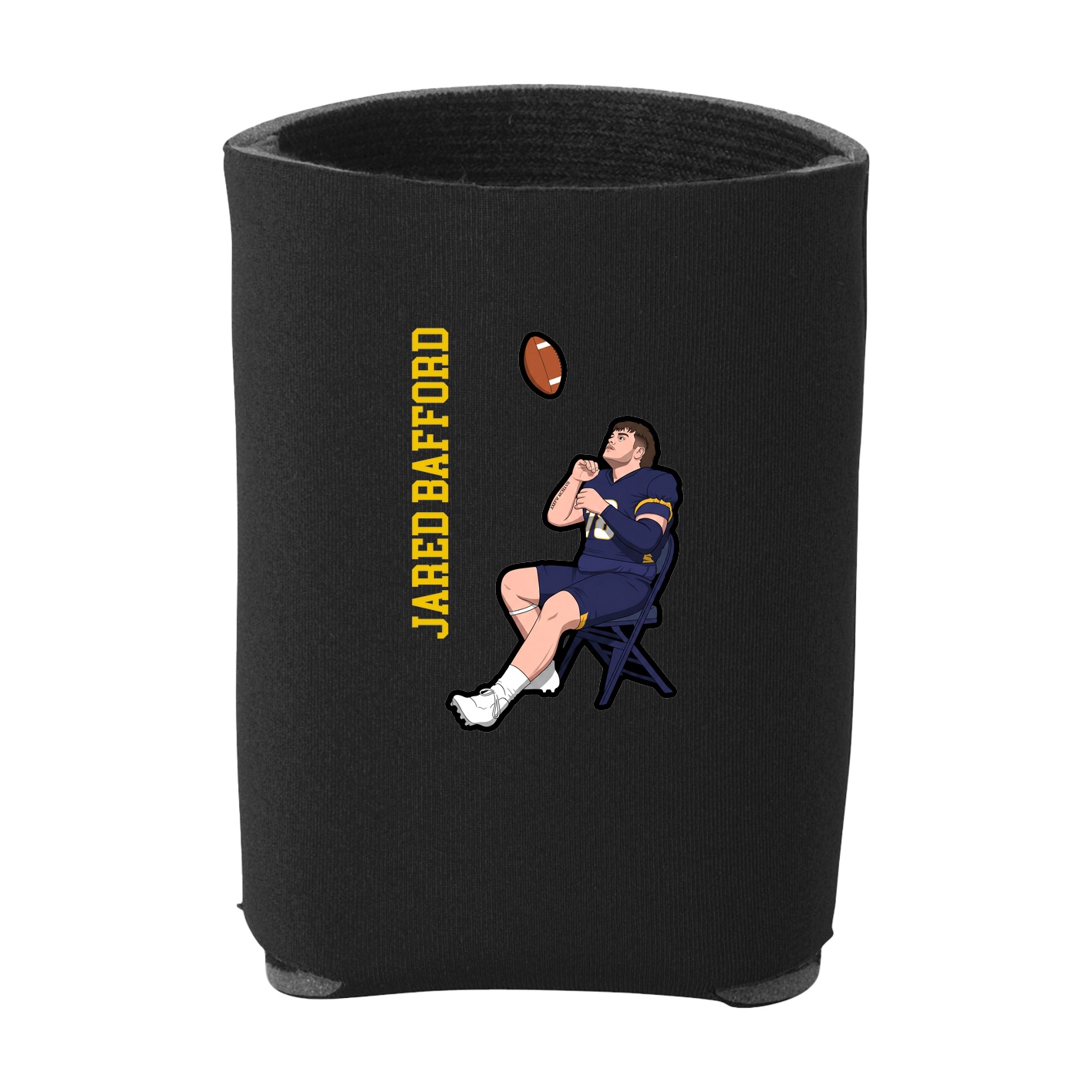 Can Holder — Name Vertical in Black
