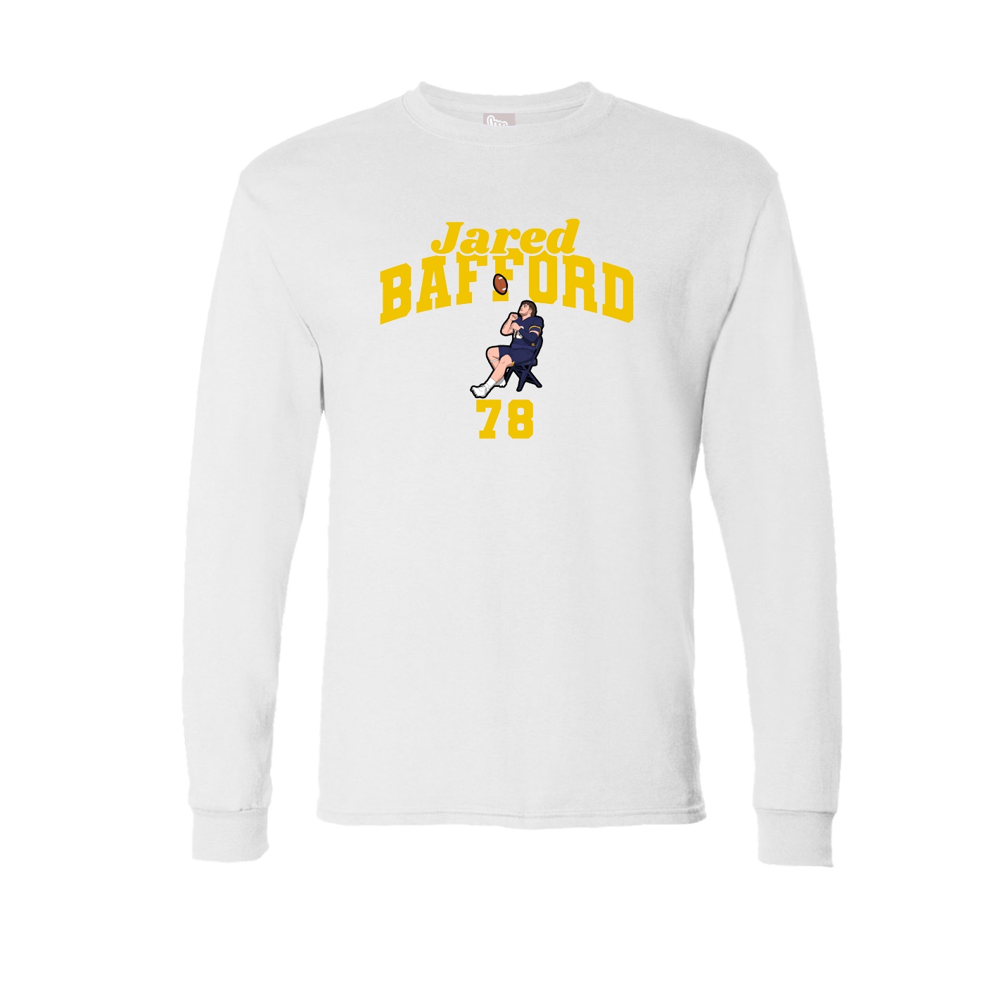 Long Sleeve Tee — Signature Arch in White
