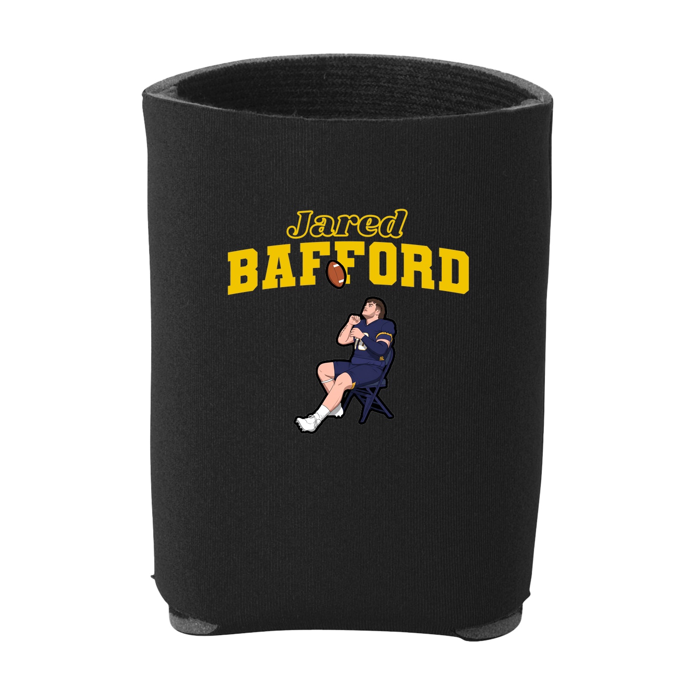 Can Holder — Name Arch in Black