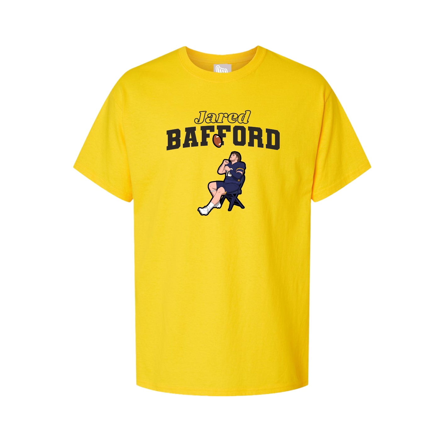 Youth Tee — Name Arch in Gold