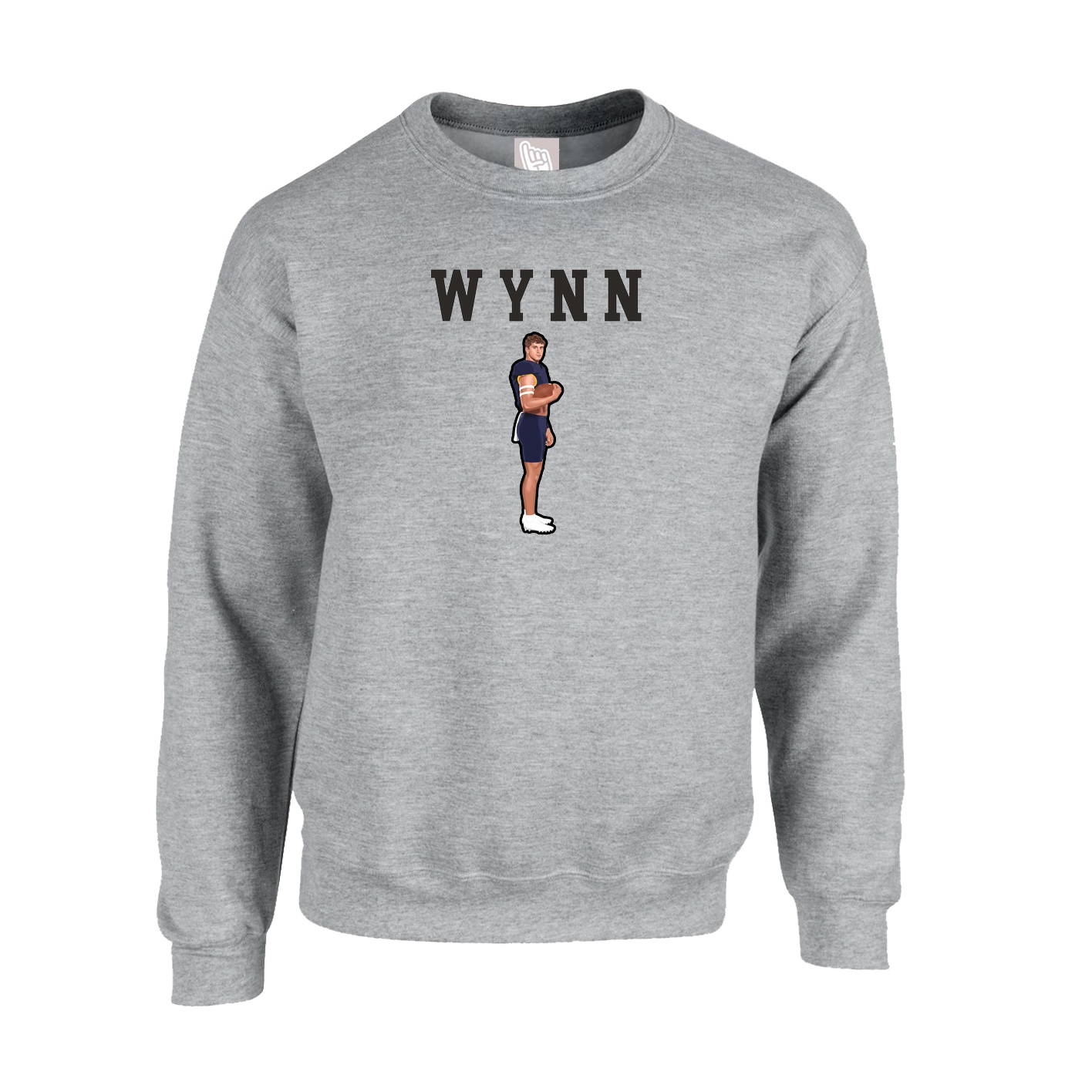Fleece Crew — Shirsey in Grey
