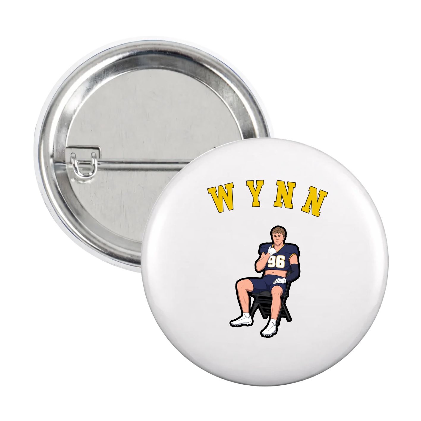 Game Day Button — Shirsey Arch in White