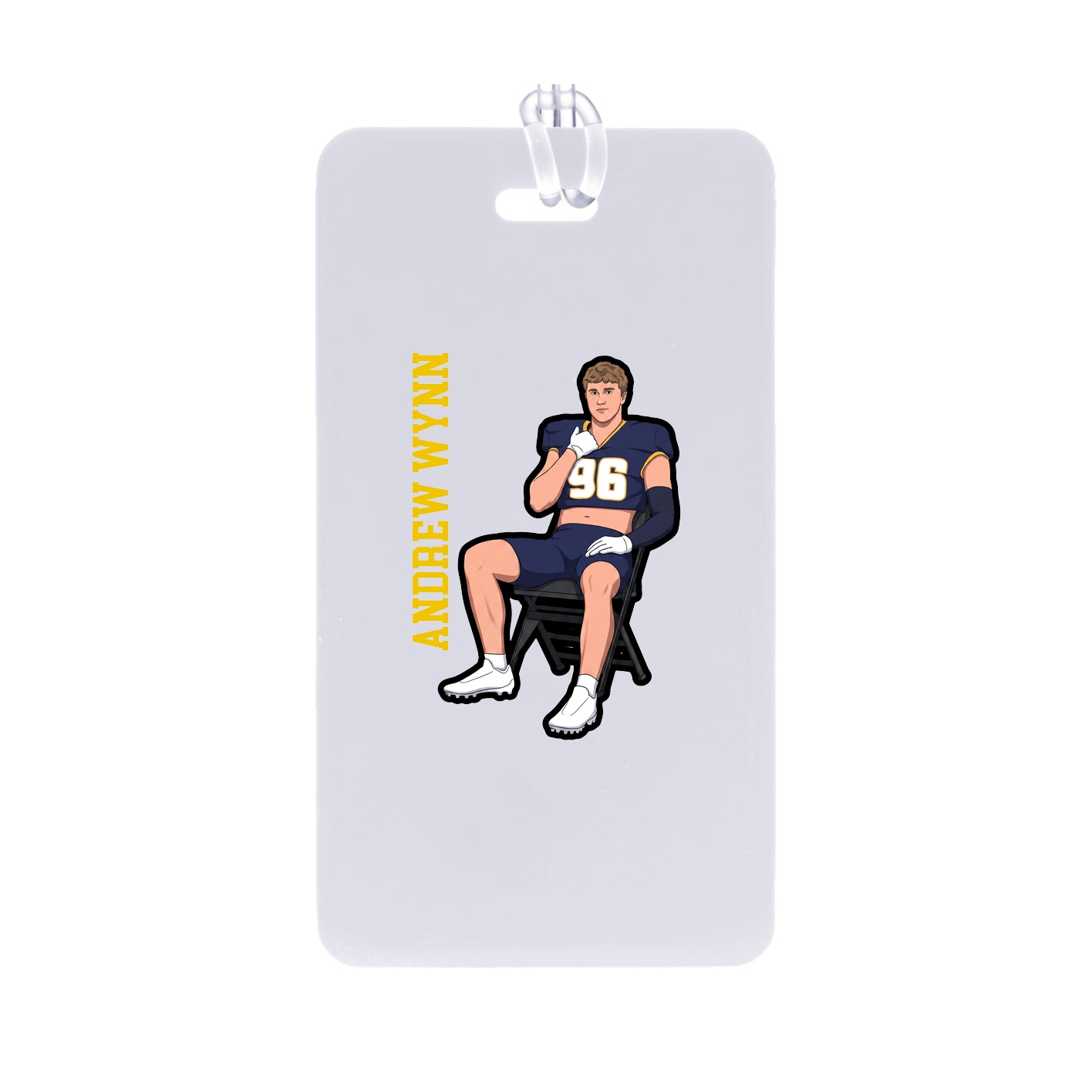 Bag Tag — Name Vertical in Classic