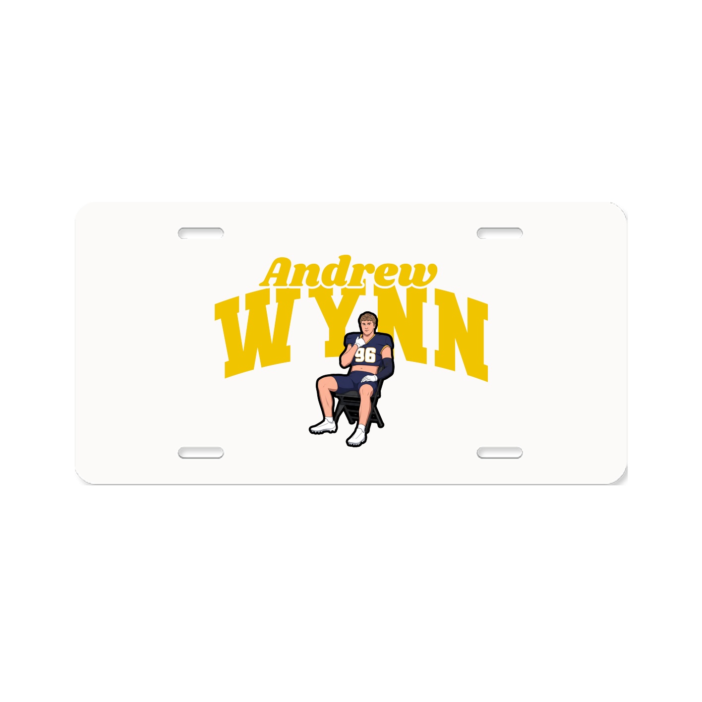 License Plate — Signature Arch in Classic
