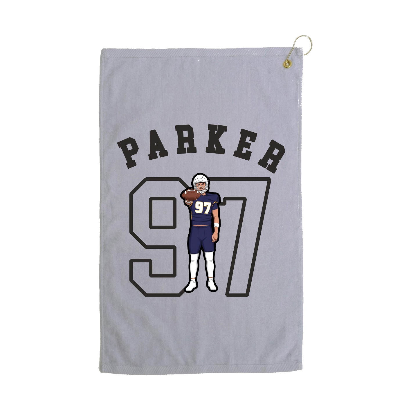Golf Towel — Shirsey Arch in Grey