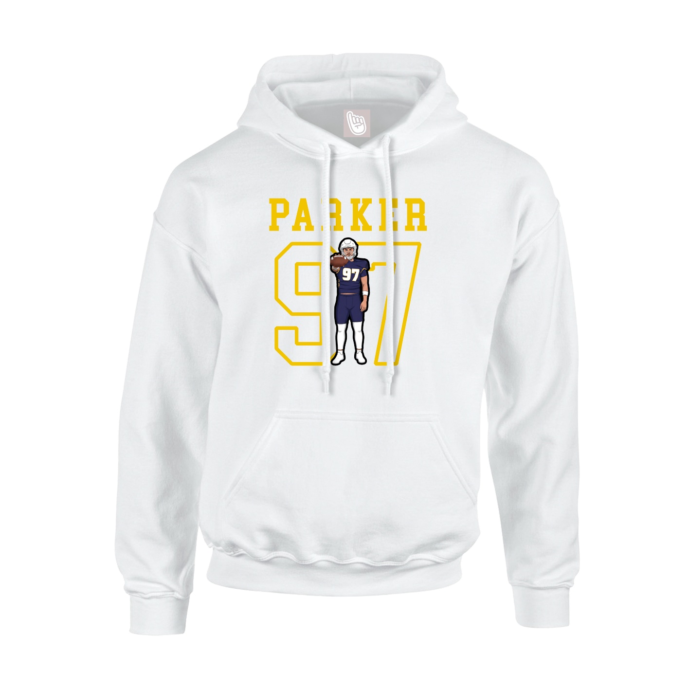 Youth Hoodie — Shirsey in White