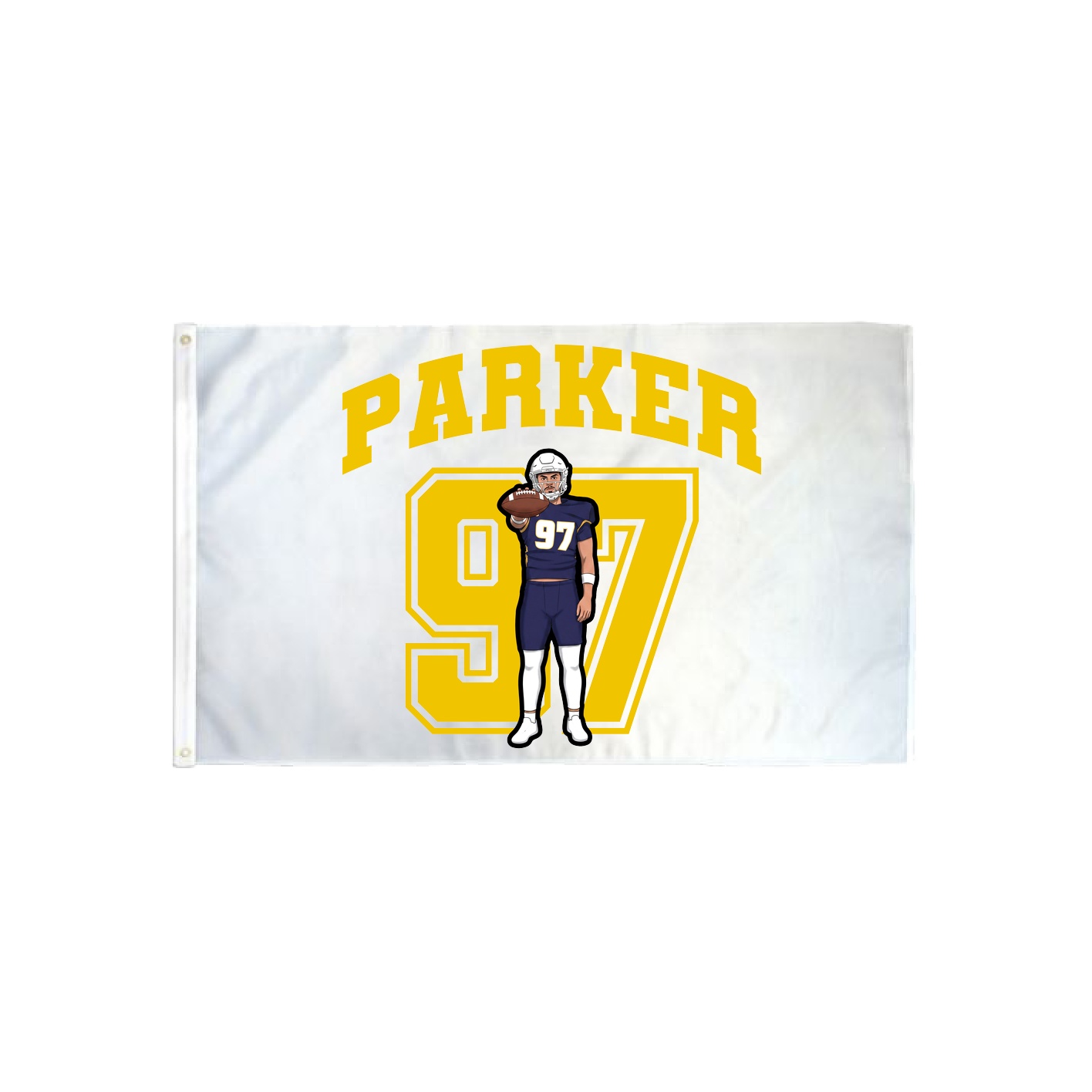 3x5 Flag — Number in Classic