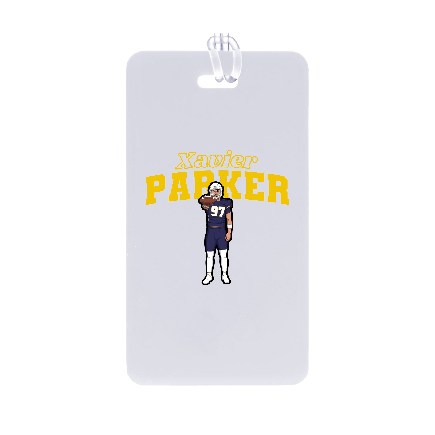 Bag Tag — Name Arch in Classic